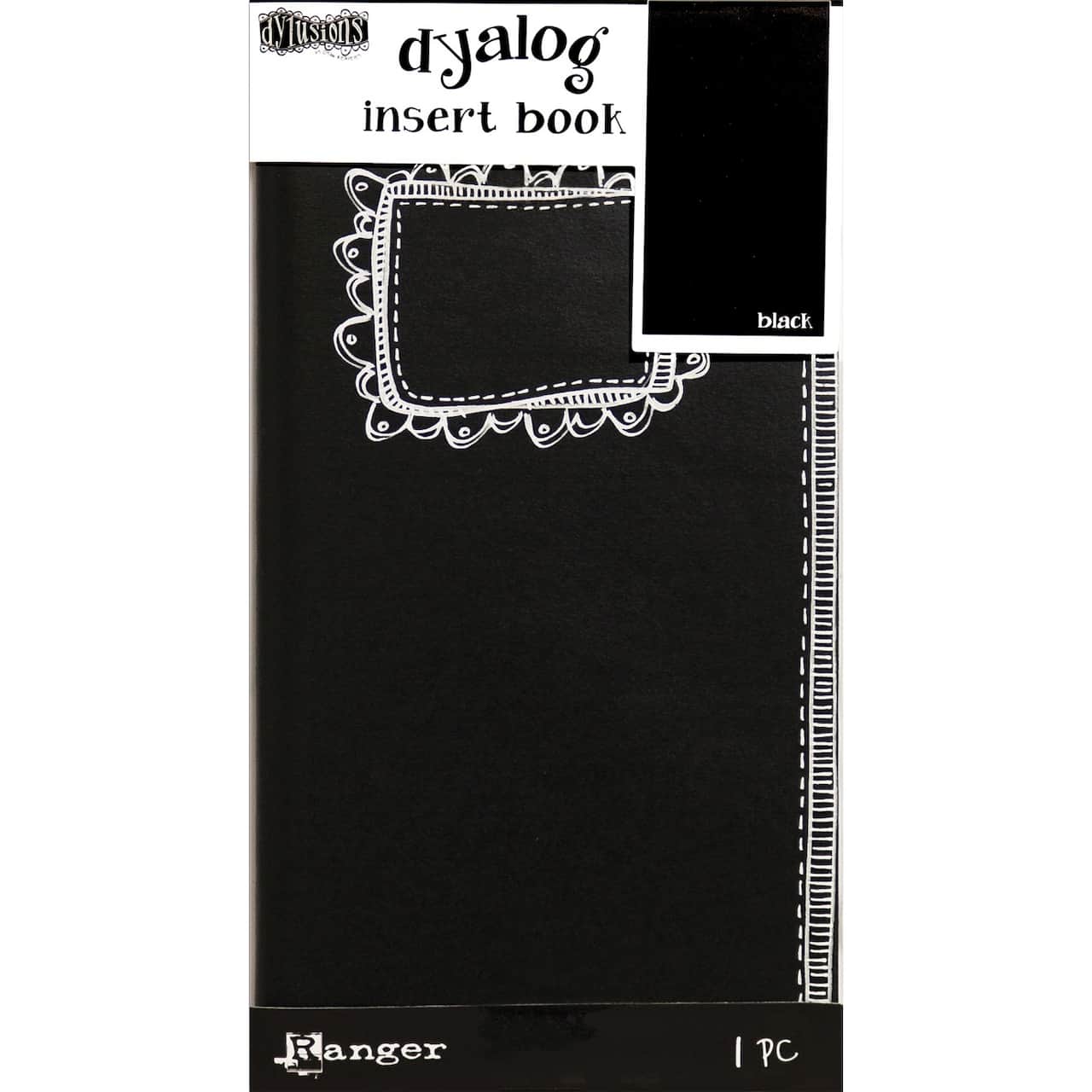 Dyan Reaveley's Dylusions Dyalog Black #2 Insert Book